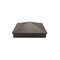 Nuvo Iron 3 1/2in x 3 1/2in Pyramid Post Cap. No Discounts. textured black, Aluminum, 24PK PCP02-MP24 - alternate 3